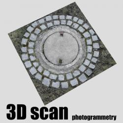 3D Scan Of Manhole Cover #5